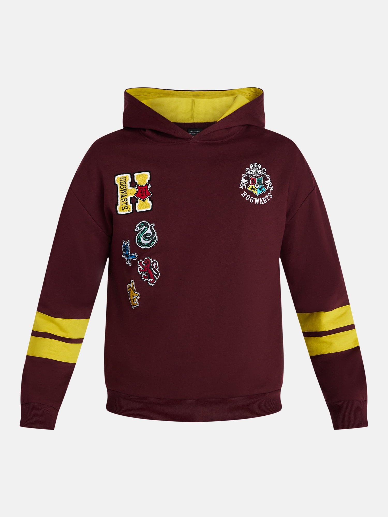 Harry Potter Men's & Big Men's Crest Houses Graphic Hoodie, Sizes S-3XL