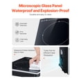 thumbnail image 6 of VEVOR Portable Induction Cooktop, 1800W Electric Induction Burner with 9 Temperature Settings, Countertop Induction Hot Plate with 3H Timer, Child Lock, Easy to Clean, for Home Kitchen Cooking, 6 of 9