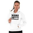 thumbnail image 3 of Funny Mama Llama Mothers Day Pun Women Plus Size Graphic Pullover Hoodie Brisco Brands 2X, 3 of 4