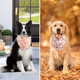 thumbnail image 5 of Fall Dog Bandanas 2PCS-Large, Halloween Thanksgiving Pumpkin and Leaf Bibs Scarf, Reversible Buffalo Plaid Triangle Breed, Puppy Bandanas for Large Medium Girl Boy Dogs Pets Gift, 5 of 6