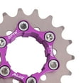 thumbnail image 1 of Kit d'Espaceur Convertisseur de Conversion de Roue Libre à Pignon Fixe à Cassette à 1 Vitesse pour Moyeu 10/11S 18T, 1 of 8
