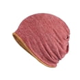 thumbnail image 1 of Greeniant Sombrero Skullies de invierno Gorros Chemo Cancer Caps Bonnet Calentador de doble capa Sombreros a prueba de viento Protección deportiva Ciclismo rojo Greeniant OD020519-03B, 1 of 6