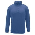 thumbnail image 6 of Men's Quarter Zip Sweater Casual Neck Pullover Ribbed Knit Sweater, 6 of 7