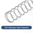 thumbnail image 3 of 50 Pack 304 Stainless Steel Compression Springs, 0.6mm x 8mm x 35mm Small & Tiny Pen Spring for Home Repair & DIY, Workshop & Industrial Use, (Silver Tone), 3 of 6
