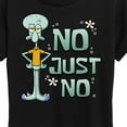 thumbnail image 3 of SpongeBob SquarePants - No Just No - Women's Short Sleeve Graphic T-Shirt, 3 of 6