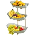 thumbnail image 1 of Frutero para encimera de cocina, cesta de fruta acrílica de 3 niveles, 1 of 7