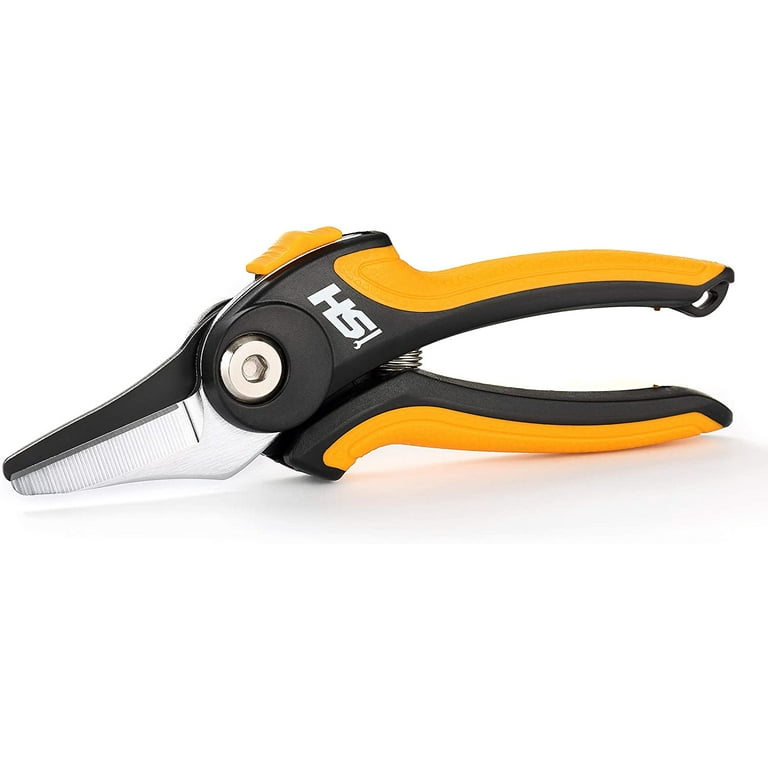 Leize leize pruning shears, gardening hand pruner, floral shears, strong  pruner for flowers, branches and leaves (lightblueb)