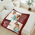 thumbnail image 6 of JML Custom Blanket with Picture And Text, Personalized Soft Flannel Blanket, Customized Throw Blanket, Perfect Gifts for Festivals, 1 Photo, Fast Shipping, 6 of 7