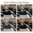 thumbnail image 7 of ODIKA 5'x7' Ultra-Soft Area Rug, Abstract Bold Negative Para Habitacion Alfombras Minimalist Refined None Washable, Bare feet friendly, Silk-Touch for Bedroom Home office, 7 of 7
