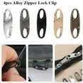 thumbnail image 3 of High Quality New Silver S-Shaped Portable Alloy Bag Suitcases Accessories Anti Theft Clips Zipper Lock Clip Metal Detachable Carabiner Snap Hook GOLDEN, 3 of 8