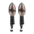 thumbnail image 2 of AMLESO 2Pcs Turn Light Replaces, High Performance, Easy to Install, Premium Spare Parts 12V Motorcycle Blinker Indicator Lamp Gray Cover, 2 of 10