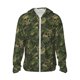thumbnail image 1 of Fotbe Green Camouflage Skull Chaqueta con Protección Solar UPF 50+ para Hombre y Mujer, Camisa con Capucha y Bolsillos-3X-Large, 1 of 7