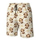 thumbnail image 4 of Balery Sloth Yoga Traje de Baño Estilo Hawaiano para Hombre, Shorts de Secado Rápido con Bolsillos-Small, 4 of 6