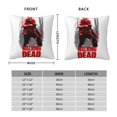 thumbnail image 4 of Funda de almohada súper suave The Walking Dead con cremallera para dormitorio, sofá, sillón, fundas de almohada mullidas y acogedoras para todas las estaciones, almohada cuadrada, 4 of 8