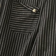 thumbnail image 7 of Ltctricy Women's Plus Size Cotton Linen Tops Long Sleeve Collared Pleated Button down Shirts Casual Loose Tunic Blouses(Black,Medium), 7 of 7