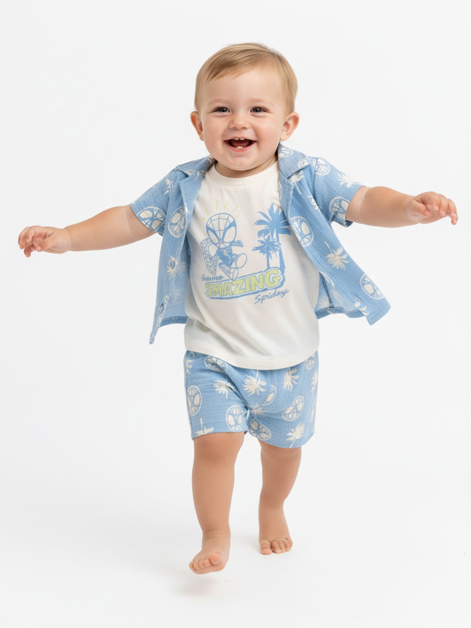 Spider-Man, Baby Boy Three-Piece Set, Spidey Palms, Sizes 0-24M