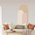 thumbnail image 3 of Boho Arch Wall Decal Decor, Modern Living Room Bedroom Wall Art, Removable Peel and Stick Art Murals Wall Accent for Room Bedroom Living Room Decor, 3 of 5