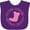Purple, variant on Inktastic Future Cowgirl Girls Girls Baby Bib