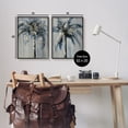 thumbnail image 4 of Stupell Industries Grey Modern Palm Trees Botanical & Floral Painting Black Framed Art Print Wall Art, 16 x 20, Set of 2, 4 of 10