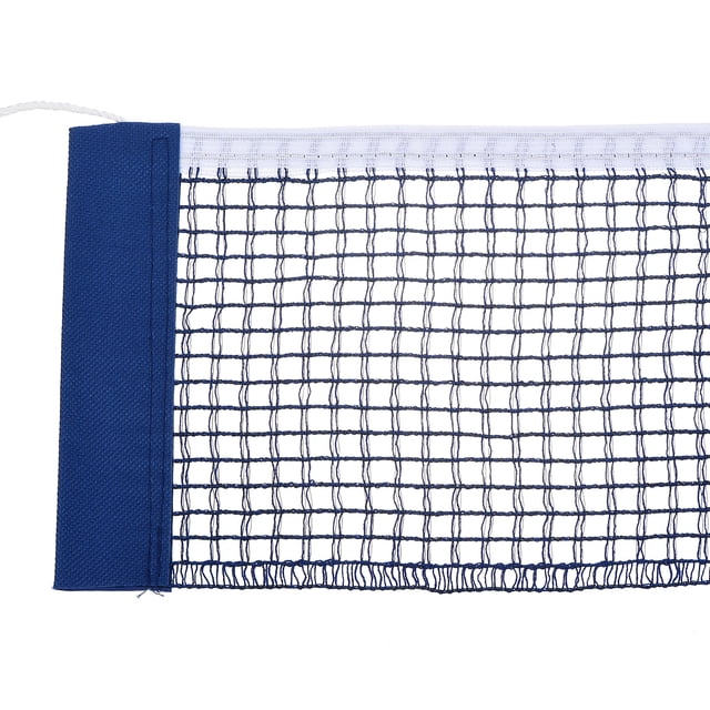 Unique Bargains Table Tennis Net Replacement Ping Pong Net String Tension Equipment Accessories Polyester Cotton, Blue