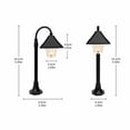 thumbnail image 2 of Mini Street Lamp Figurine LED Small Scene Light for Micro Landscape Desktop Fairy Garden Decoration, 2 of 6