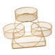 thumbnail image 3 of Cesta de frutas de varias capas, organizador multiusos para frutas y verduras. Dorado, 3 of 9