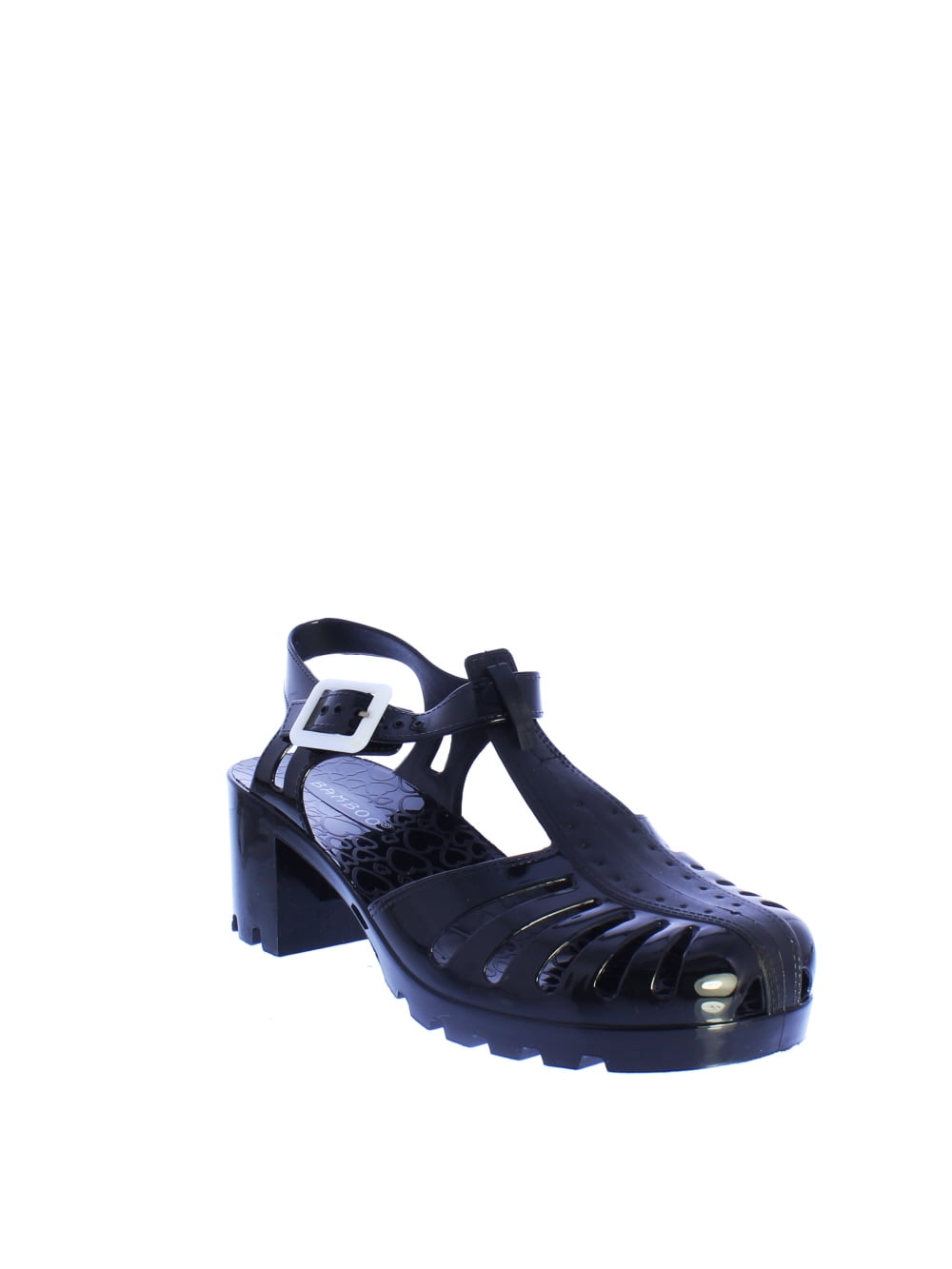 Bamboo Sugar-01 Jelly Sandal Heel in 