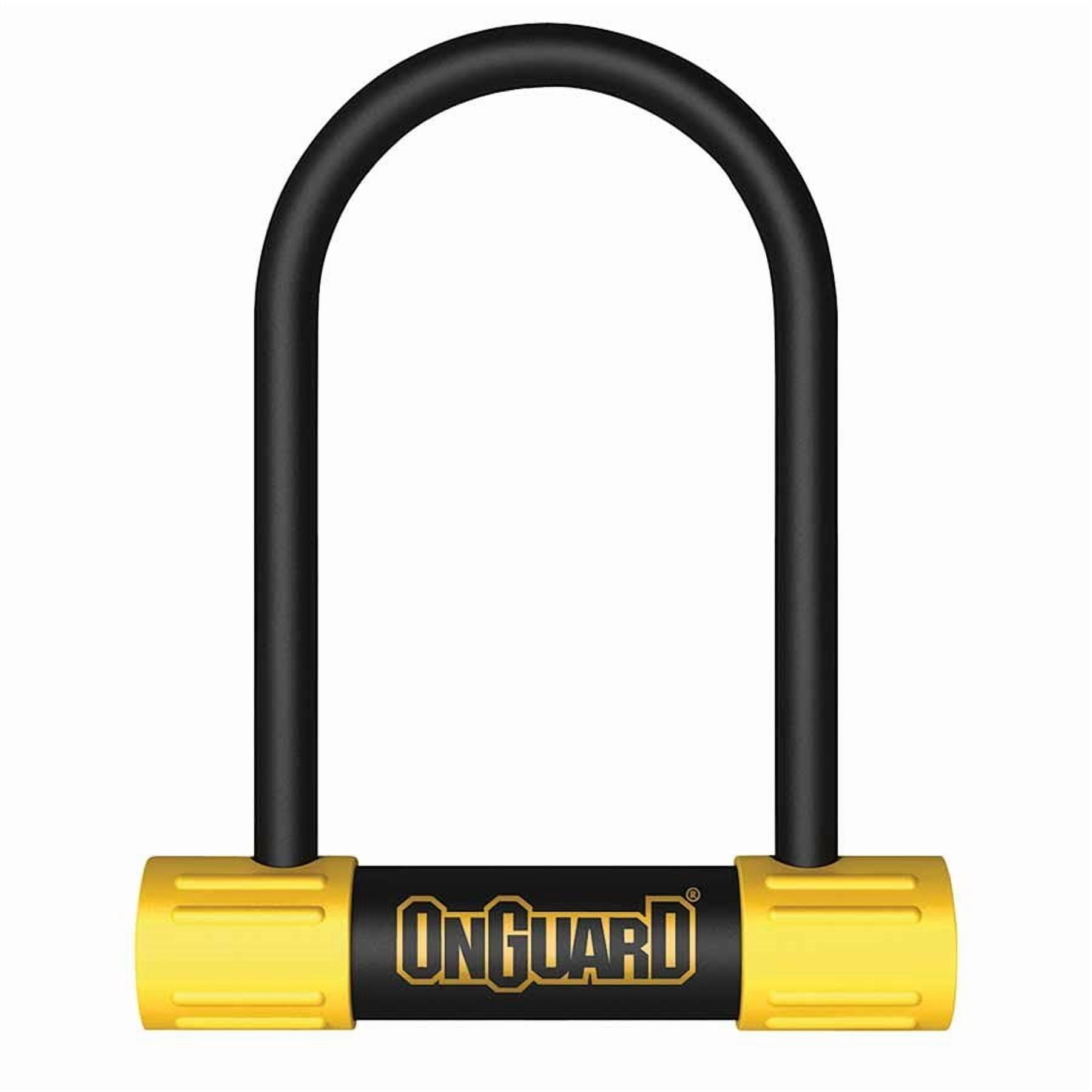 OnGuard BullDog Series U-Lock 3.5 x 5.5" Black/Yellow