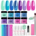 thumbnail image 1 of Kit básico de polvos para uñas Dip AZUREBEAUTY con 8 colores, 1 of 9