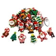 thumbnail image 3 of 100x Botones de abalorios coloridos Flatback Flatback Christmas Craft Santa Tree Zulema PVC Flatback, 3 of 8