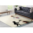 thumbnail image 2 of Outdoor Rug, Dining Room Rug, Kitchen Rug, Non Slip Rug, Banksy Boy With Hammer Rug, Banksy Boy Rug, Painting Rug, Door Mat, Outdoor Rug, 5.2'x7.5' - 160x230 cm, 2 of 7