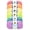 Candy Coated, variant on Lion Brand Yarn 24/7 Cotton Pocket Full of Spring Pack COLOR761-010 Medium Mercerized Cotton Yarn 5 Pack