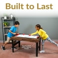 thumbnail image 4 of Indoor Multi-Game Table with Billiards, Push Hockey, Foosball, Ping Pong, Bowling, and More - Dark Wood Look, 4 of 10