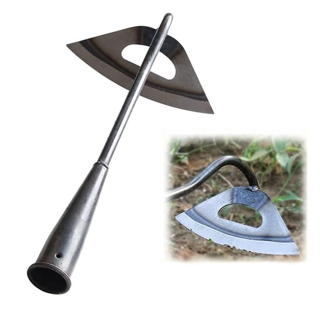 De Acero Inoxidable, Herramienta De Jardín, Rastrillo Para Deshierbe, Plantación De Verduras, Hogar, Jardín, Granja, Azada Hueca Para Deshierbe Minnieouse HA041864-02