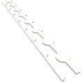thumbnail image 6 of Ekena Millwork 94"H x 5/8"T Bridgeport PVC Adjustable Decorative Slat Wall Panel Kit, Unfinished (contains 11 Slats + 1 Straight Edge Starter Slat), 6 of 15