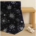thumbnail image 4 of Soimoi Blue Cotton Poplin Fabric Direction Compass Nautical Print Fabric by the Yard 56 Inch Wide, 4 of 7