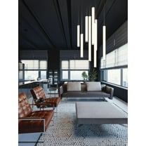 Afx Caden 5" Wide Led Mini Satin Nickel Pendant Lights