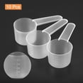thumbnail image 3 of Unique Bargains 10Pack Plastic Measuring Spoons Powder Scoops Spoon Table Spoon,30g/60ml Clear, 3 of 4