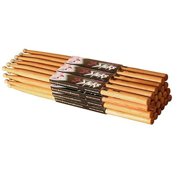 On Stage HN7A On Stage 7A Drum Sticks - 12 Pair, Nylon Tip