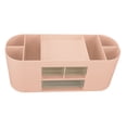 thumbnail image 1 of Large Capacity Pen Holder With Transparent Drawers, Plastic Pencil Storage Organizer For Office Desk, Multiple Compartments, 1 of 8