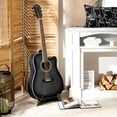thumbnail image 3 of Gymax 41'' Full Size Dreadnought Cutaway Acoustic Guitar Kit Beginner Guitarra Black, 3 of 10