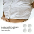 thumbnail image 4 of 15Pcs Tuxedo Buttons Bridal Buttons Cloth Covered Metal Buttons (White), 4 of 9