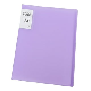 Nicpro 12x18 Art Portfolio Folder, 30 Pockets Display 60 Pages Art  Painting Portfolio Binder with Clear Plastic Sleeves, Presentation Storage  Book