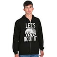 thumbnail image 5 of Lets Taco Bout It Tuesday Funny Food Zip Up Hoodie Men's Women's Brisco Brands X, 5 of 6