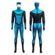thumbnail image 2 of ¡Liquidación! Disfraz de Superhéroe Invencible para Adultos, Omni-Man / Mark Grayson Disfraz de Cosplay de Halloween con Capa y Máscara (Adultos:XL, Azul), 2 of 8
