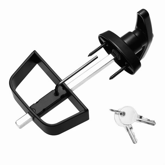 Shed Door Latch, Safe and , Shed Locks with 2Keys,-Handle Lock Kit for Storage Barn, Chicken Coops 4.5 Inch Stem