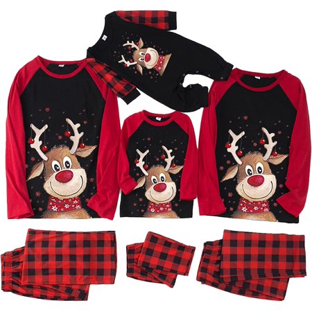 

Christmas Family Matching Pajama Sets Christmastree Top Pants 2PCS Sleepwear Christmas PJs Bodysuits Sleepwear