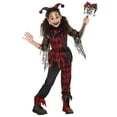 thumbnail image 4 of Kid's Jinxed Jester Clown Costume, 4 of 7