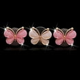 thumbnail image 3 of Colorful Car Aroma Diffuser Clip, Exquisite Color Butterfly Car Air Outlet Freshener Perfume Clip Car Interior Aroma Diffuser Decoration-(Pink And White 3 Packs), 3 of 8