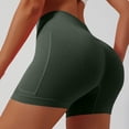 thumbnail image 6 of Garbnen Women's Biker Shorts Tights High Waisted Women's Yoga Shorts Lightweight Fitness Workout Womens Shorts Athletic with Pockets Green XXL, 6 of 9